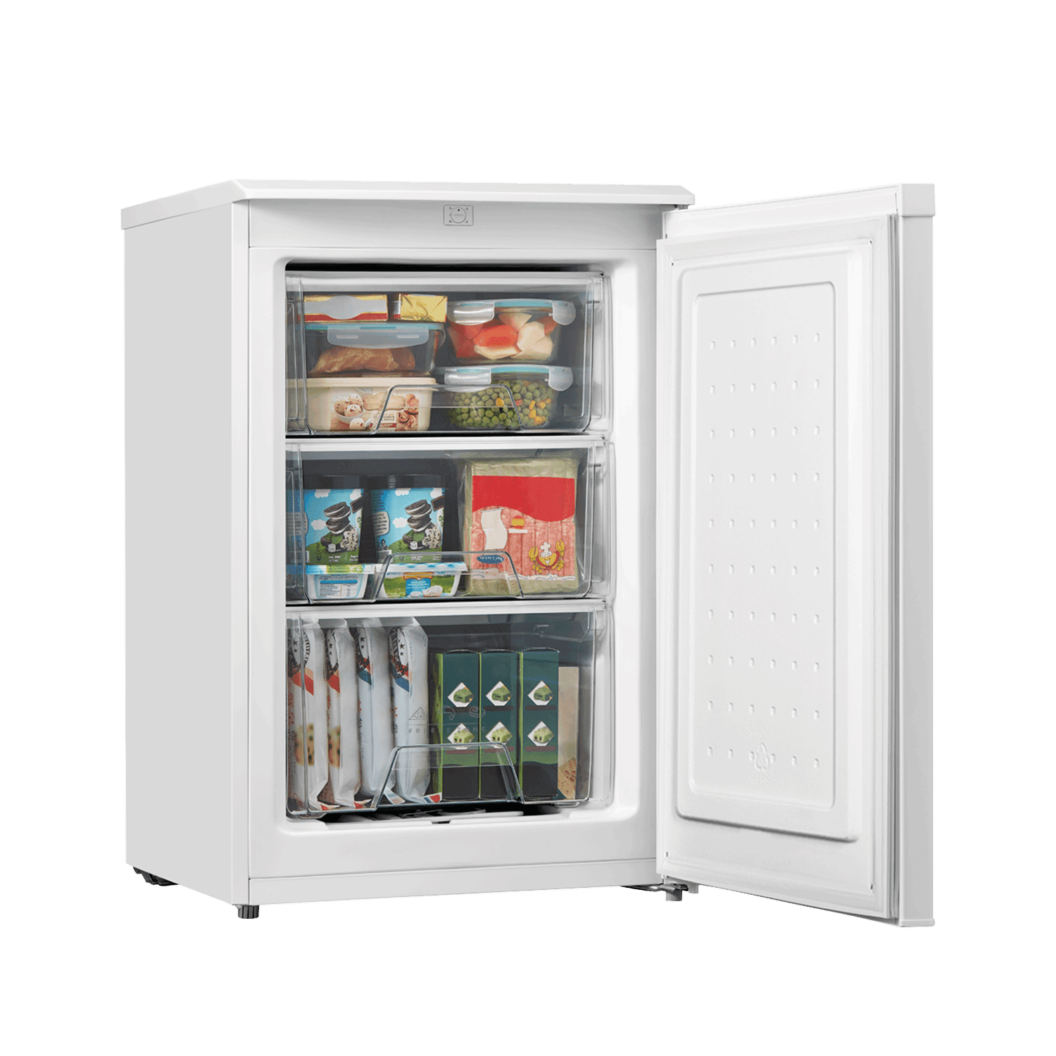 Comfee RCU83WH3EU(E) - Vriezer - 88 liter - 3 lades - 55 cm breed - Energielabel D