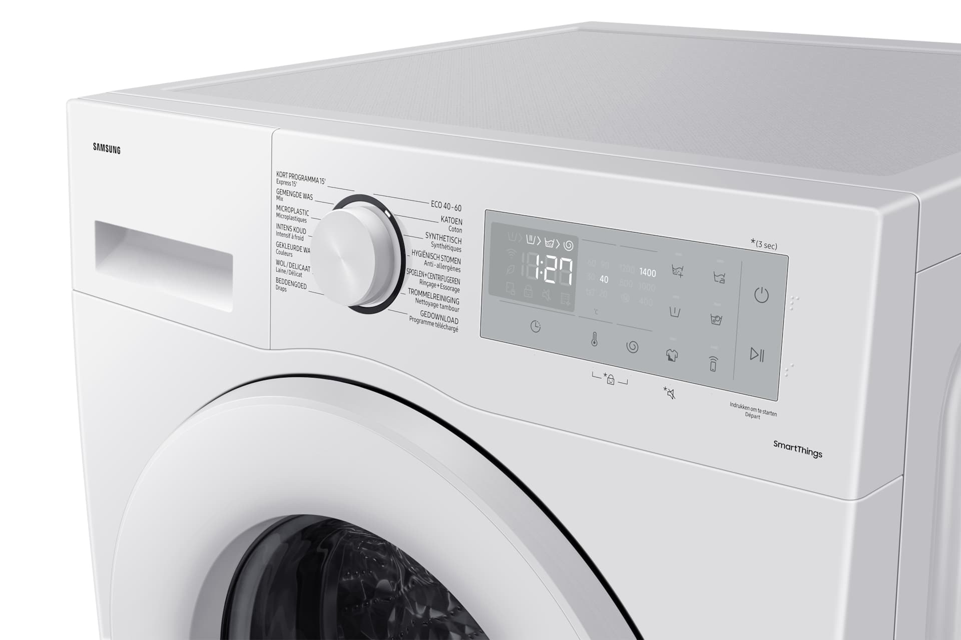 Samsung WW91CGC04ATHEN - EcoBubble - 5000 serie - Wasmachine - 10% zuiniger dan energielabel A