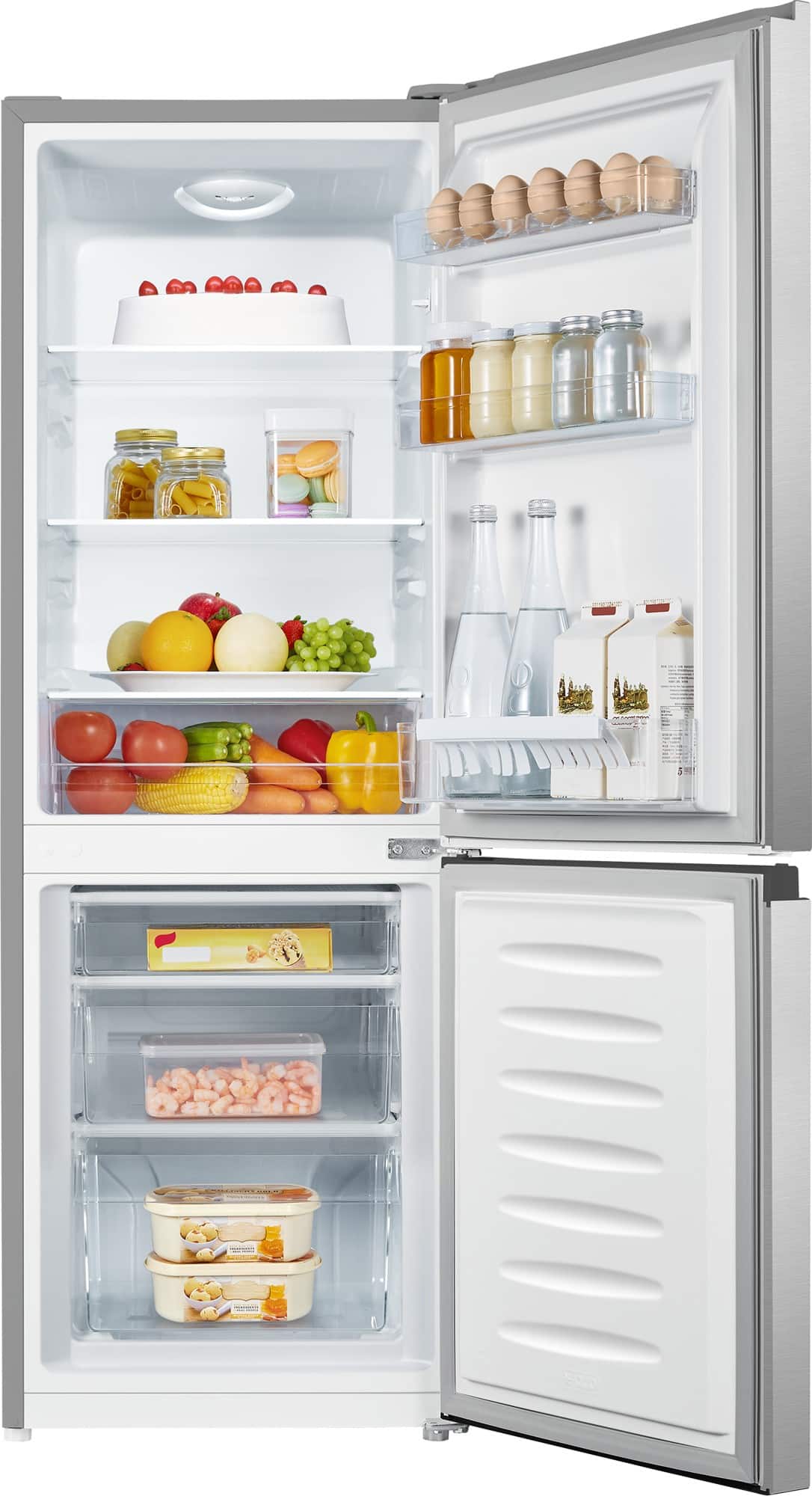 Etna Koel-vriescombinatie KCV343RVS – 175 liter – Energielabel C