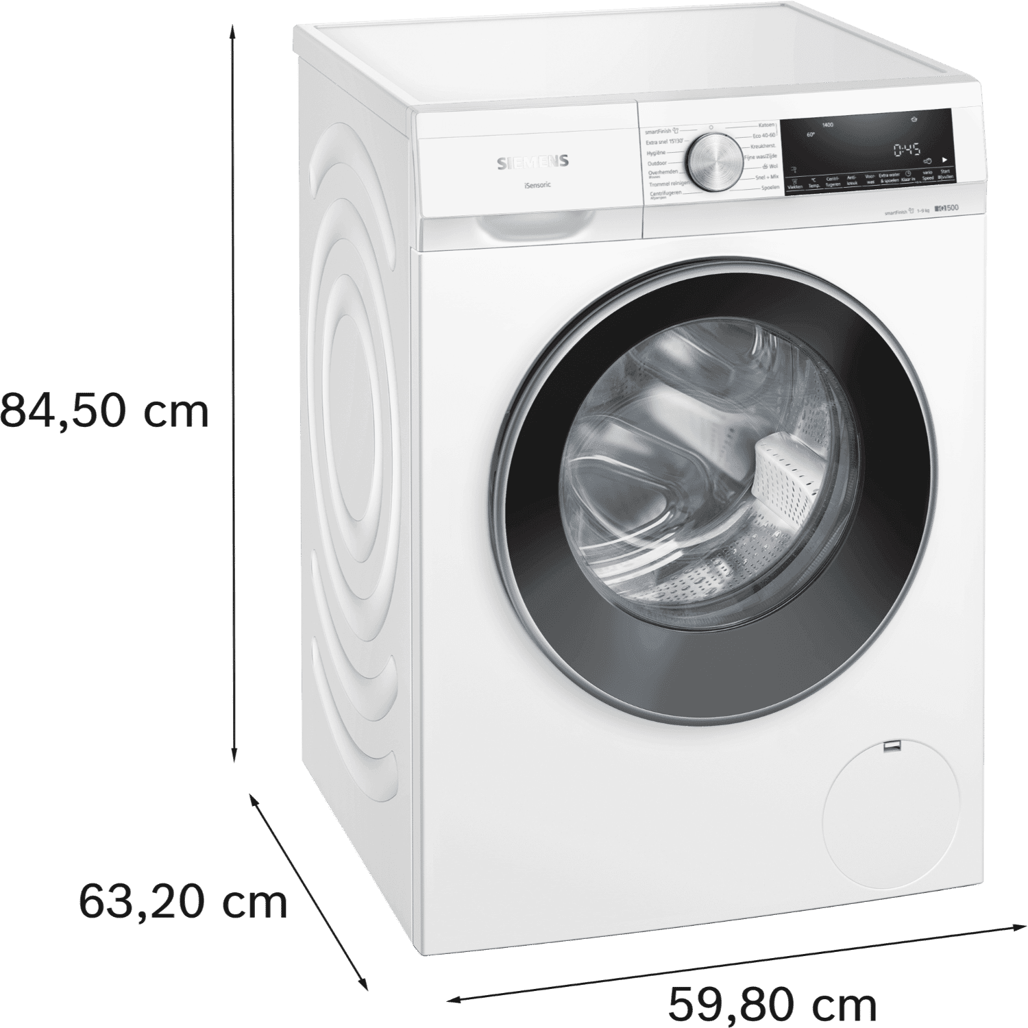 SIEMENS WG44G2ZLNL VarioSpeed - Wasmachine Voorlader - 9 kg - 1400 rpm - 71 dB