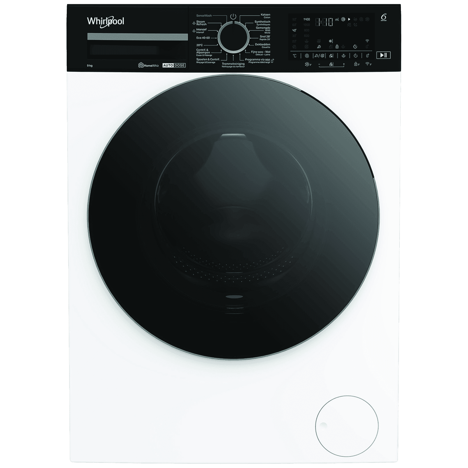 WHIRLPOOL WPM 97W ADS BE A-10% - 75 dB - Wasmachine (9 kg, 1400 rpm, A)