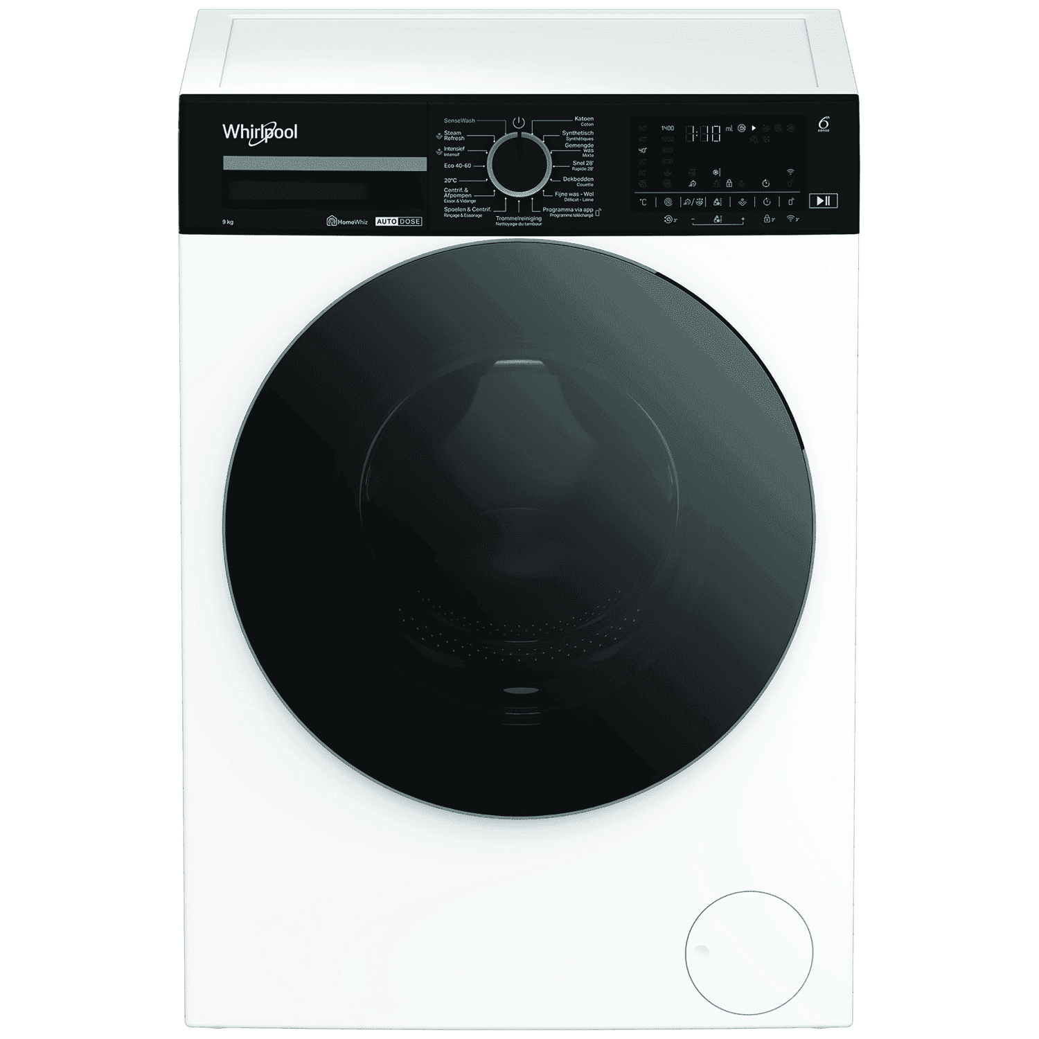 WHIRLPOOL WPM 97W ADS BE A-10% - 75 dB - Wasmachine (9 kg, 1400 rpm, A)