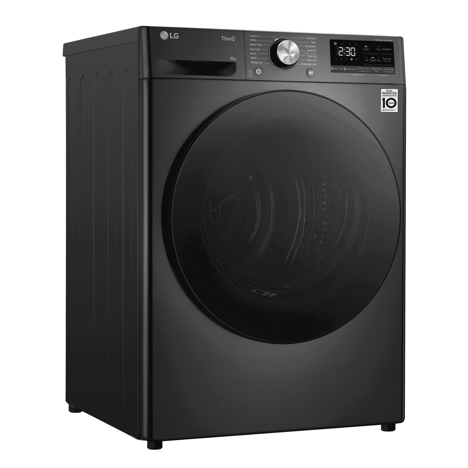 LG RH90V9ZVEN - Warmtepompdroger - 9 kg - 62 dB - Energielabel C
