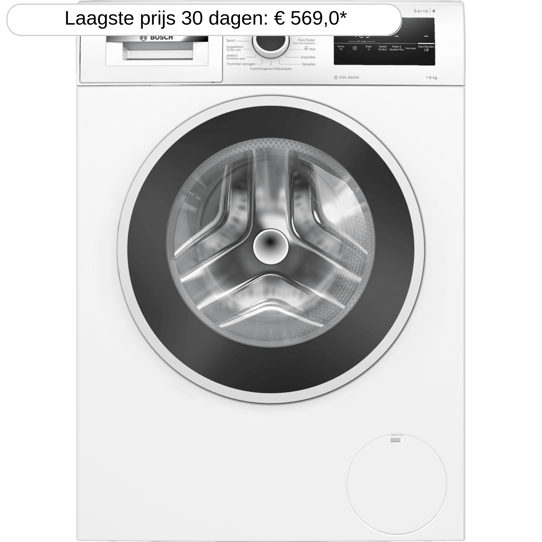 BOSCH WAN2827DNL – Wasmachine – 8 kg – 1400 rpm – 72 dB