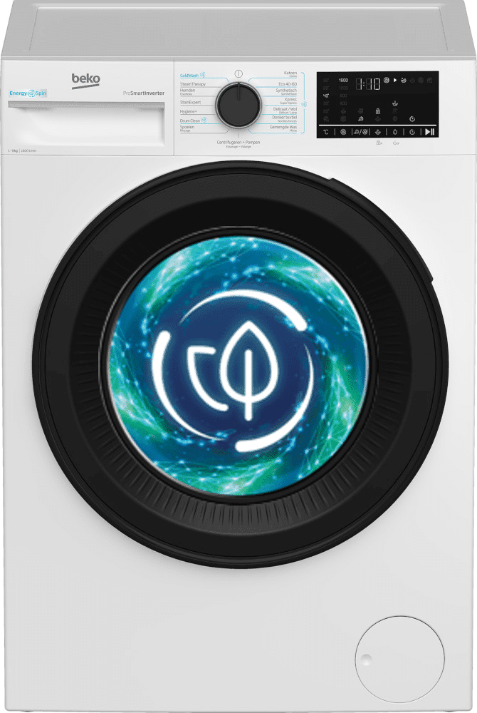BEKO B3WM4961W - EnergySpin - Wasmachine Voorlader - 9 kg - 1600 rpm - 78 dB