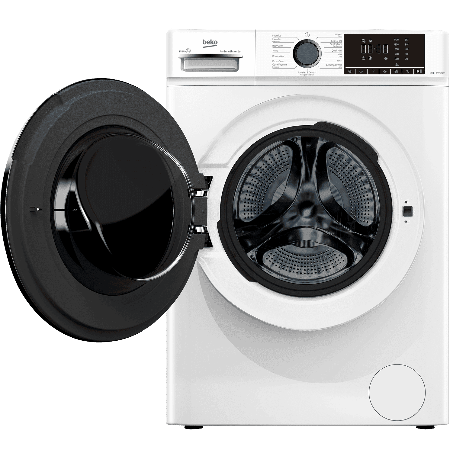 BEKO B1W764W BE - SteamCure - Wasmachine - 7 kg - 1400 rpm - 76 dB Wasmachine (7 kg, 1400 rpm, A)