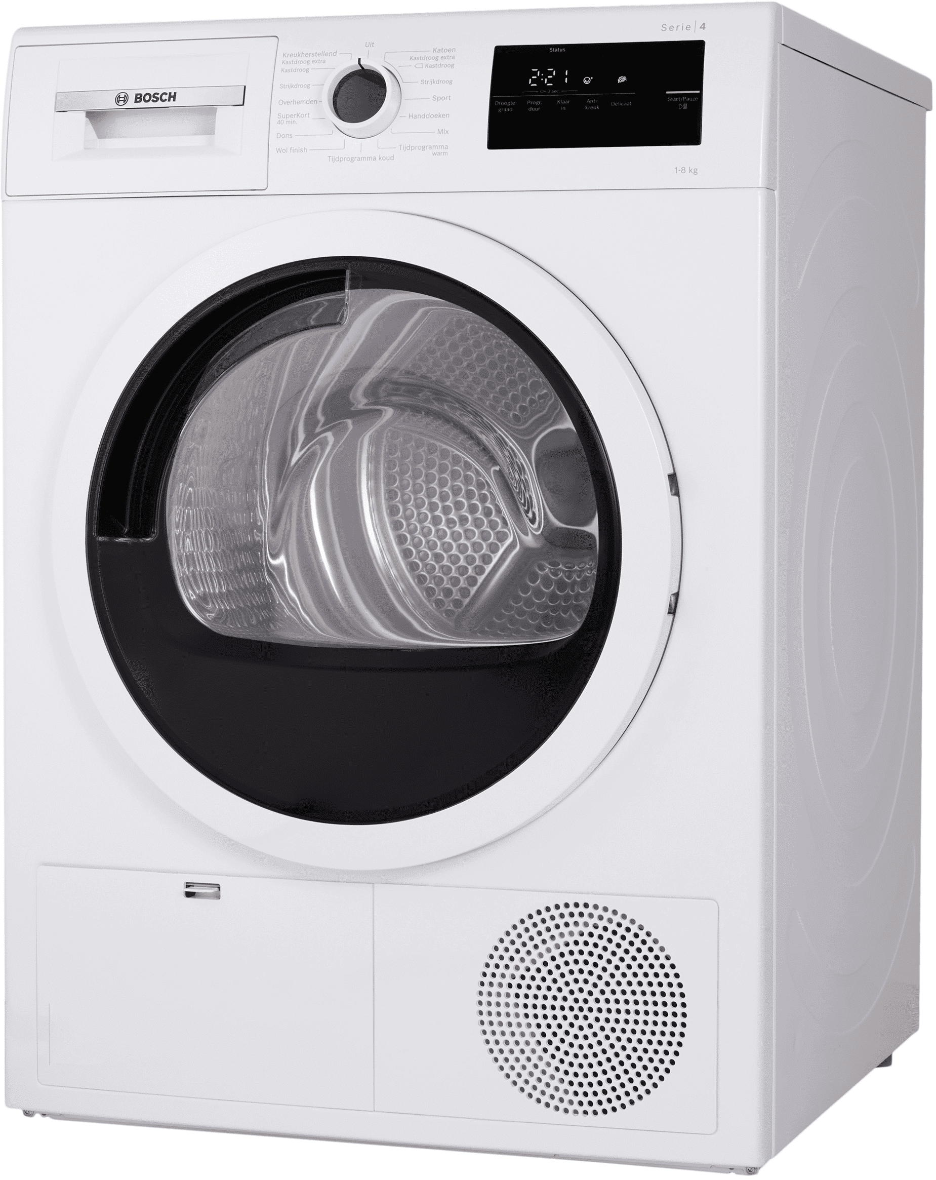 BOSCH WTH85207NL –  Warmtepompdroger – 8.0 kg – 65 dB – Energielabel A++