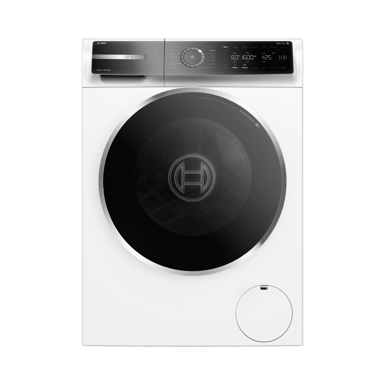 BOSCH WGB256ASNL i-DOS –  Wasmachine Voorlader – 10 kg – 1600 rpm – 74 dB – automatisch doseren