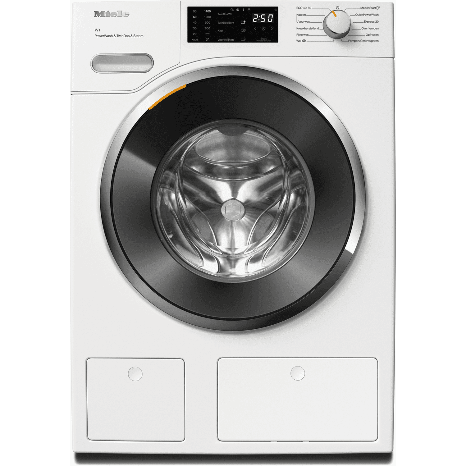 MIELE WWG 880 WCS PowerWash TwinDos –  Wasmachine Voorlader – 9 kg – 1400 rpm – 72 dB – automatisch doseren