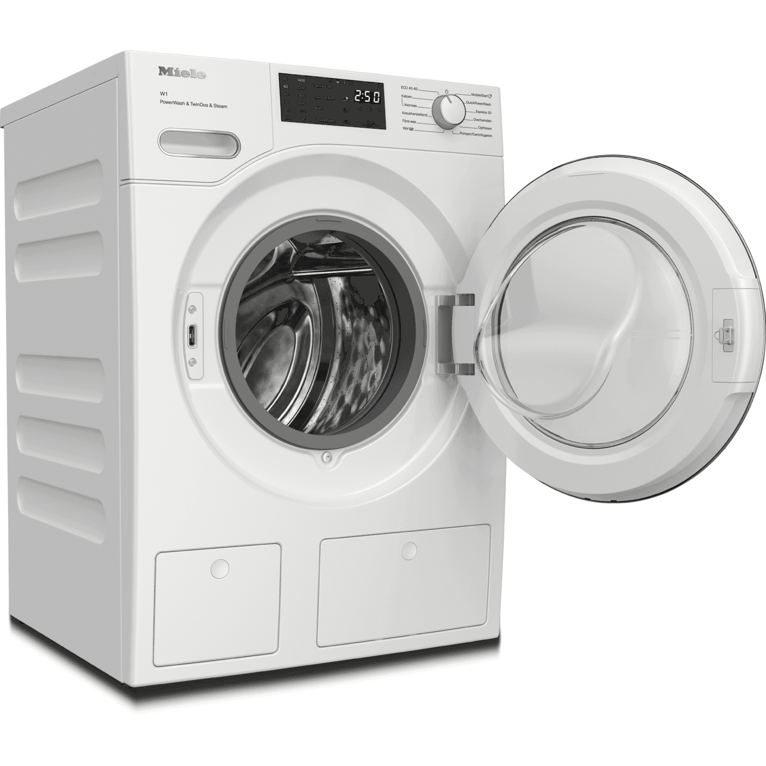 MIELE WWG 880 WCS PowerWash TwinDos - Wasmachine Voorlader - 9 kg - 1400 rpm - 72 dB - automatisch doseren
