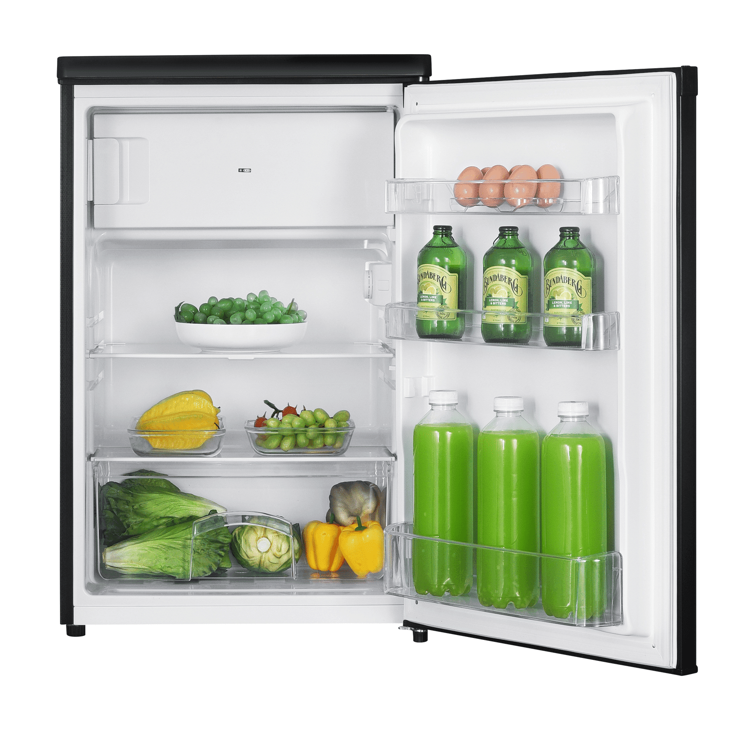 KOENIC KFK 121 C B - 95 L - Breedte 54.5 cm - hoogte 85 cm Tafel Koelkast Zwart
