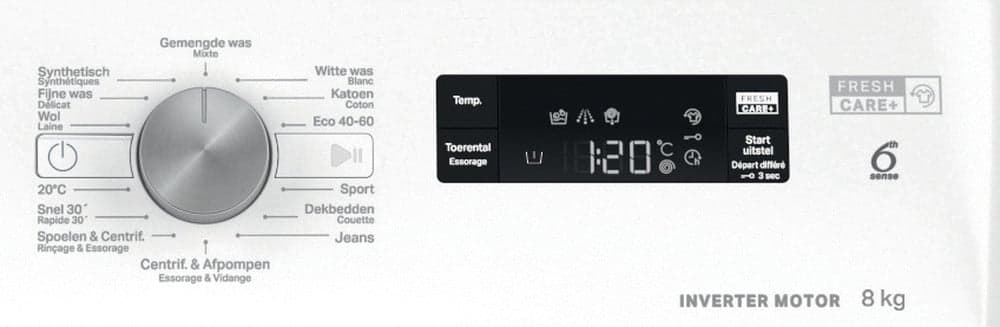 Whirlpool FFS 8469 BV BE - Wasmachine - 8 kg capaciteit - Freshcare+ steam
