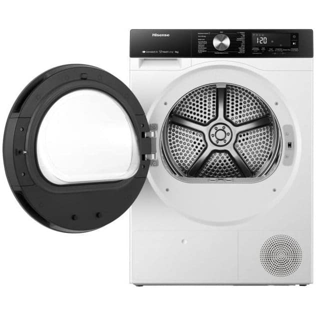 Hisense Warmtepompdroger DH3S902BW3 – 9 kg – Wit – Energielabel C