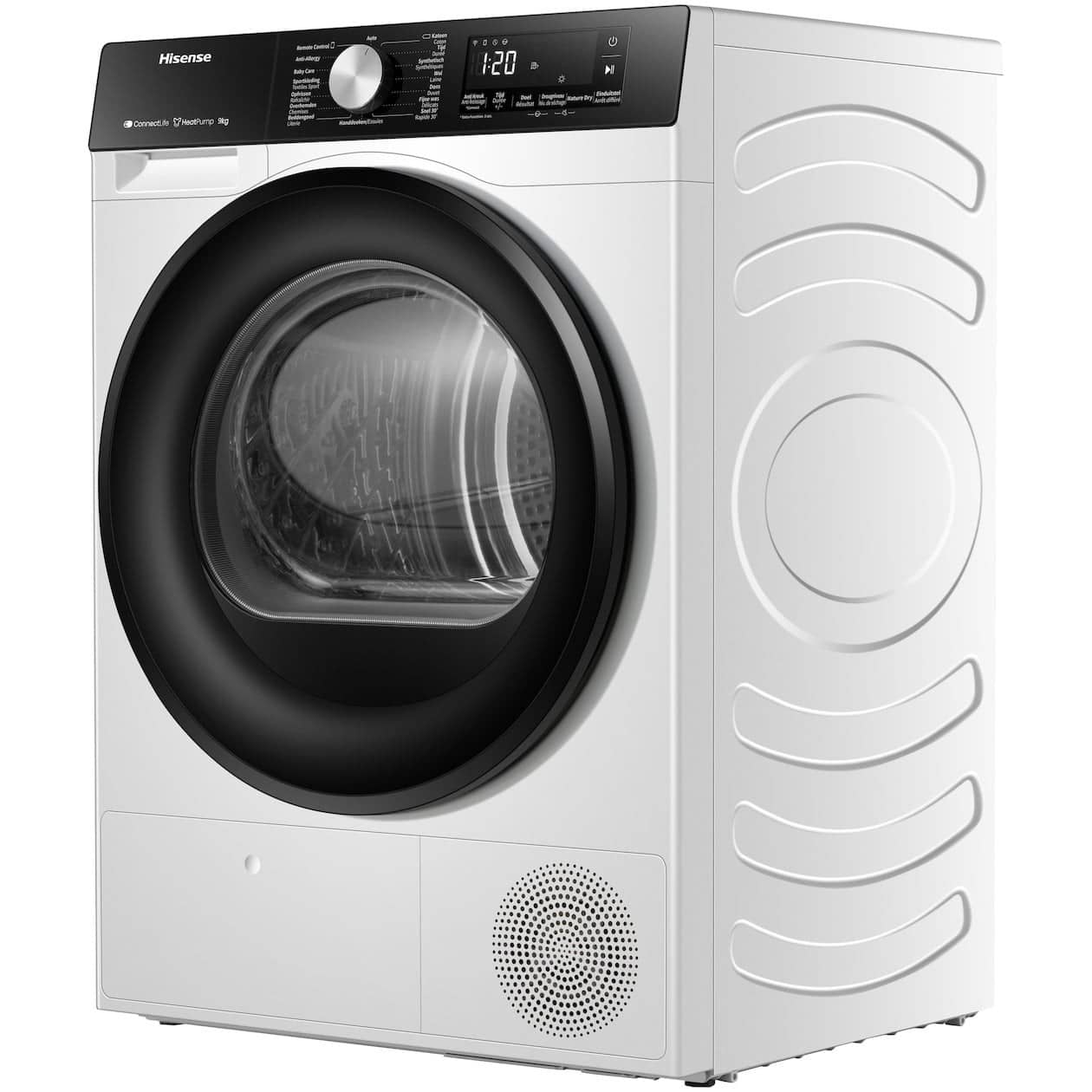 Hisense Warmtepompdroger DH3S902BW3 – 9 kg – Wit – Energielabel C