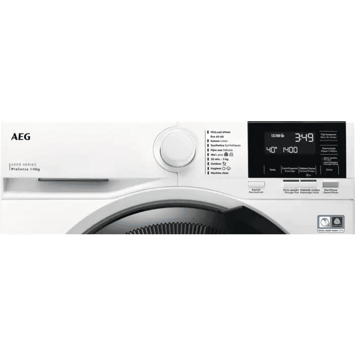 AEG Wasmachine LR63R144 - 10kg - 6000 serie - Energielabel A - 1400 toeren - NL/FR