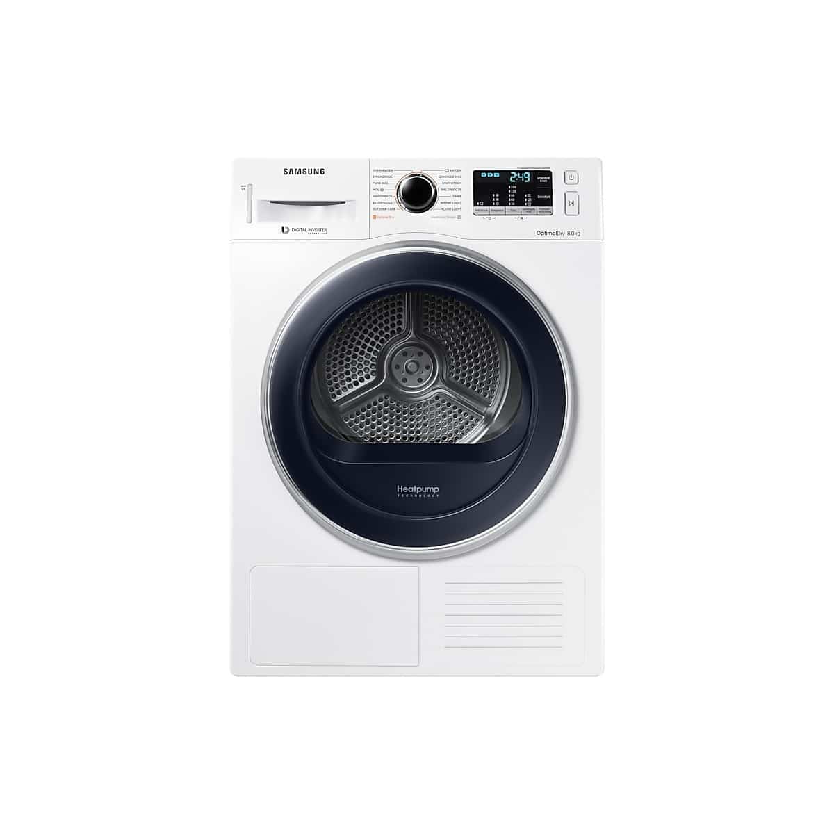Samsung DV80M5210QW Warmtepompdroger – 8 kg – Energielabel A+++ – Wit