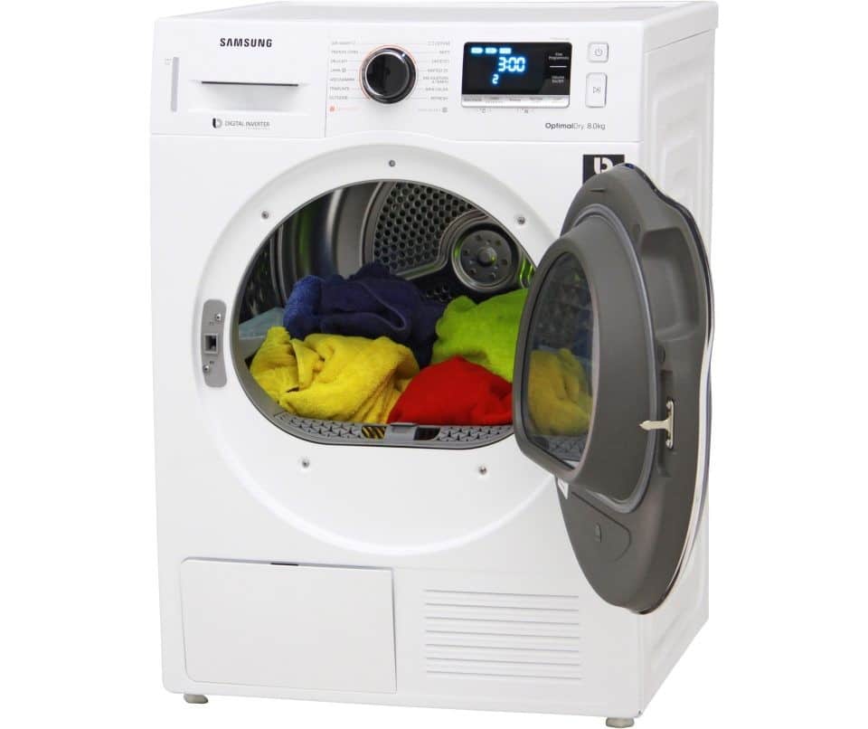Samsung Warmtepompdroger DV80M6210CW – 8 kg – Energielabel A+++