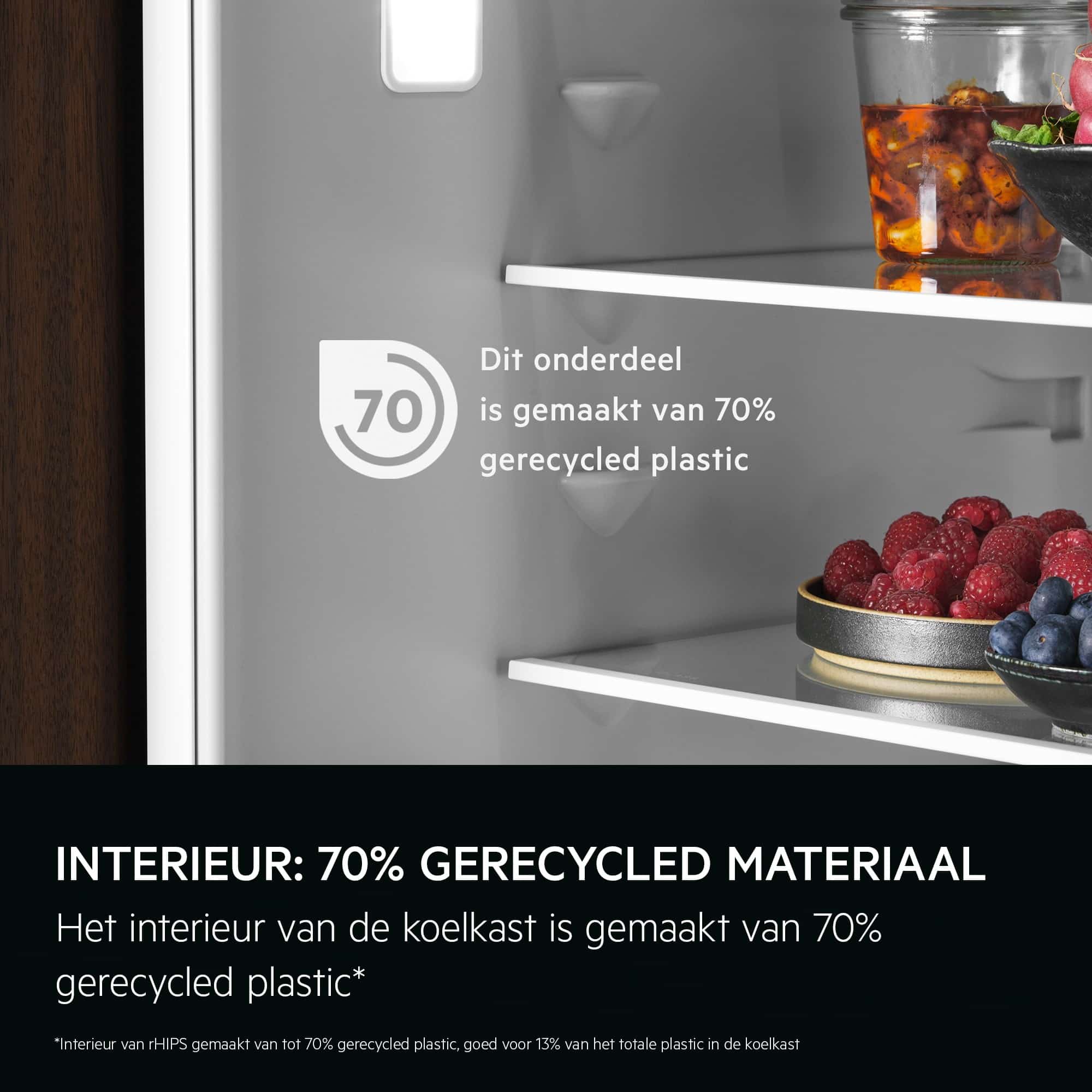 AEG TK6FS181CS inbouwkoelkast – sleepdeur, nis 178 cm, 307 liter