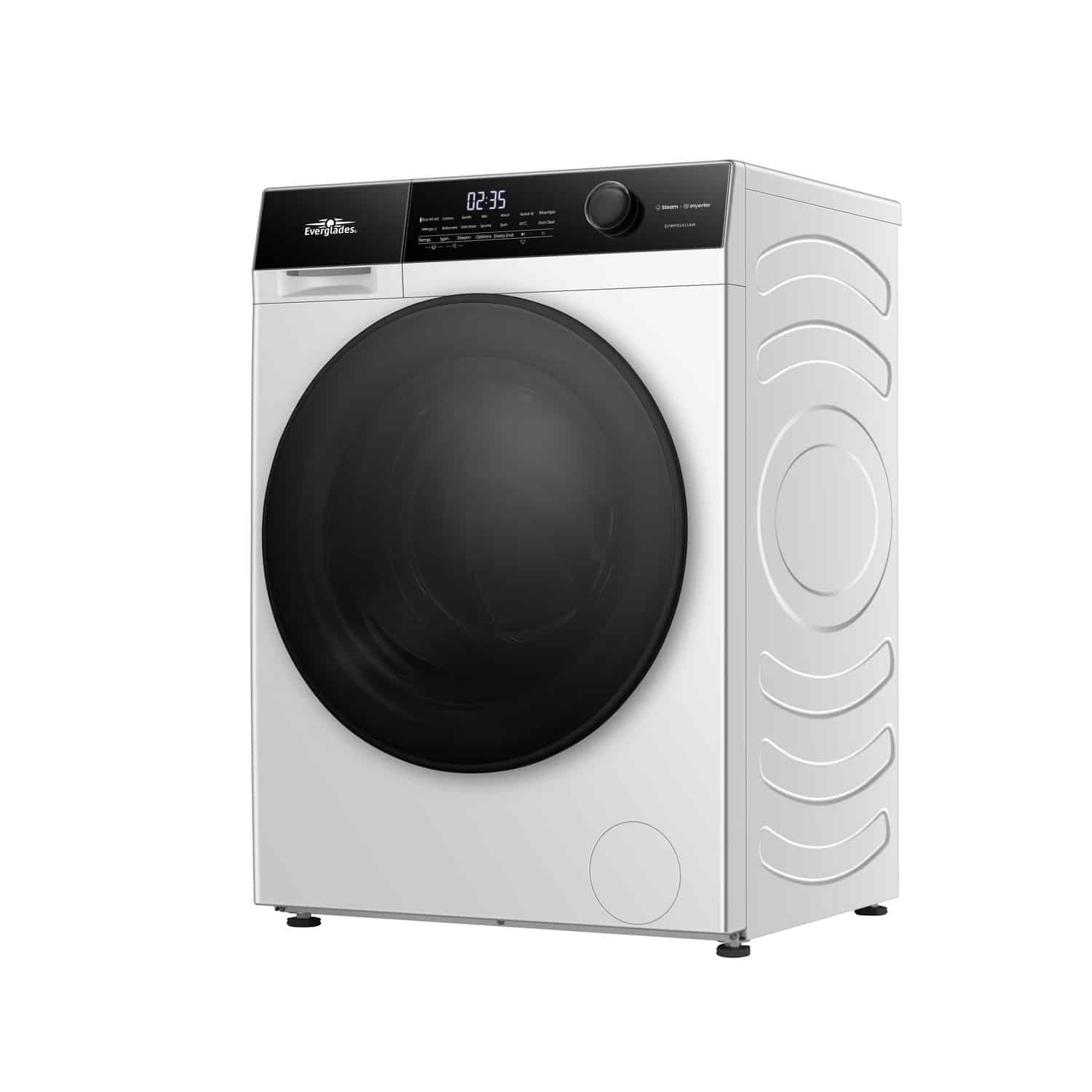 Everglades Wasmachine EVWM91411AW – 9 kg – 1400 toeren – Wit – Energielabel A