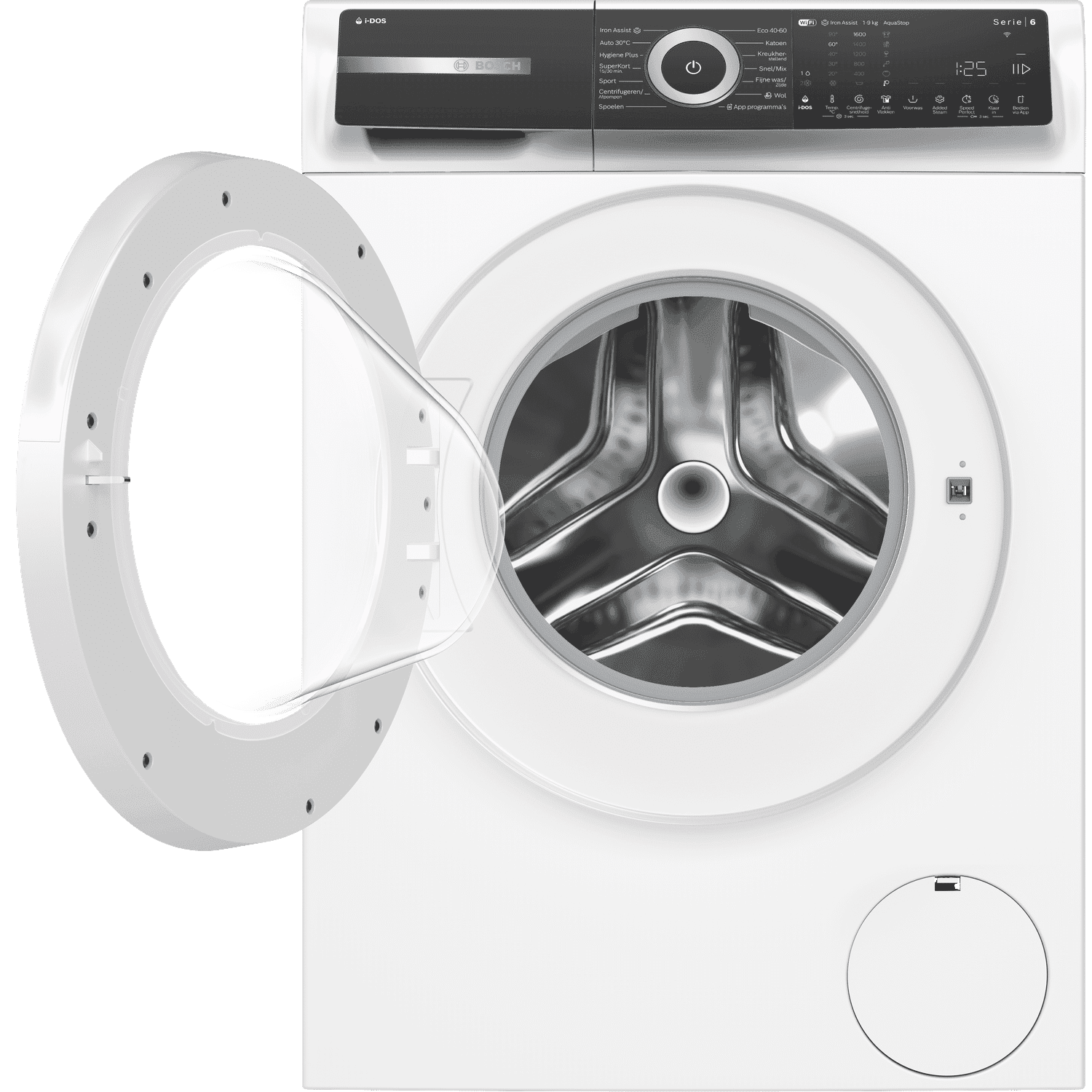 BOSCH WGH246A7NL – Voorlader wasmachine – 9 kg – 1600 rpm – 73 dB – automatisch doseren (i-DOS)