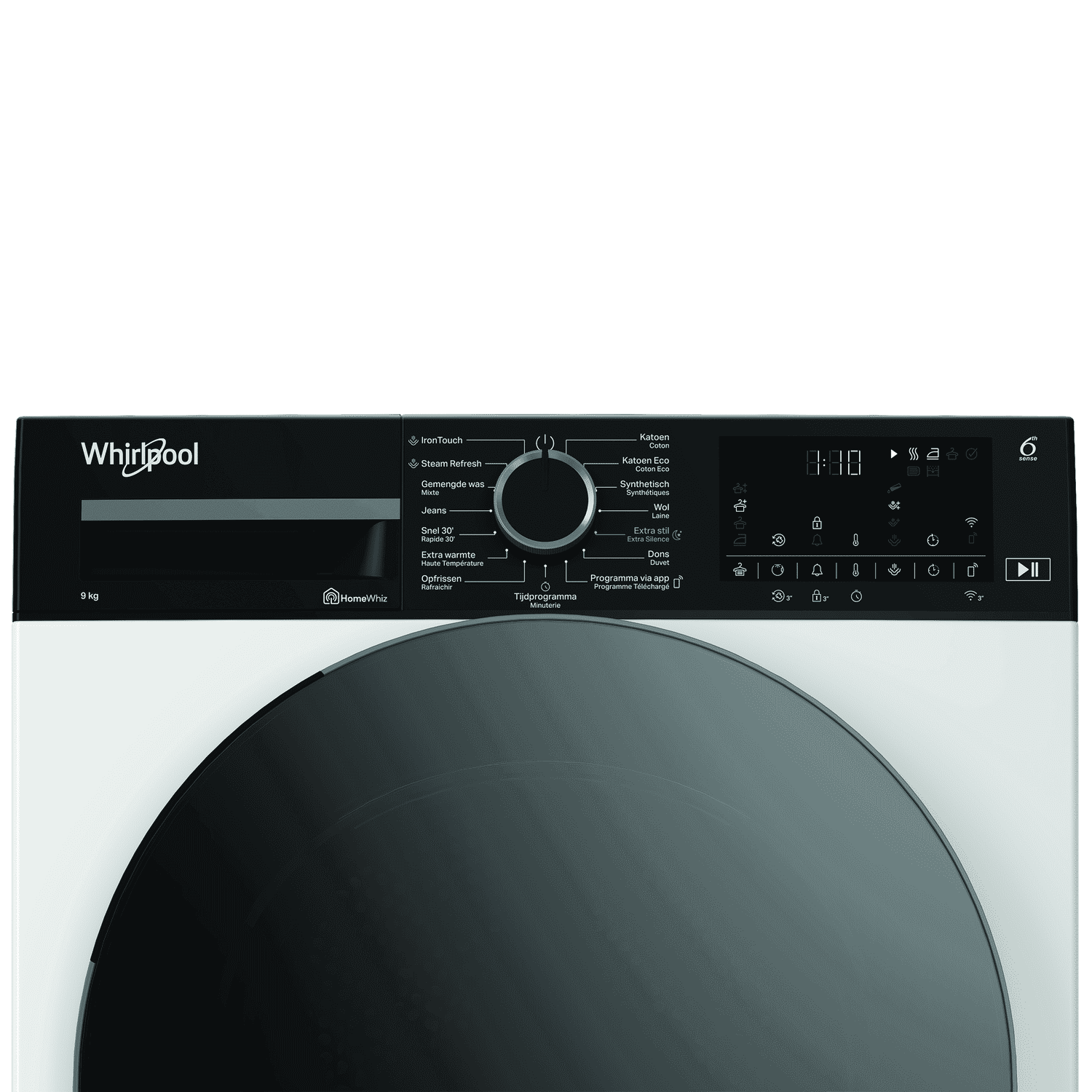 WHIRLPOOL C WD 95M WBS BE – 9 kg – 60 dB – Energielabel B Warmtepompdroger