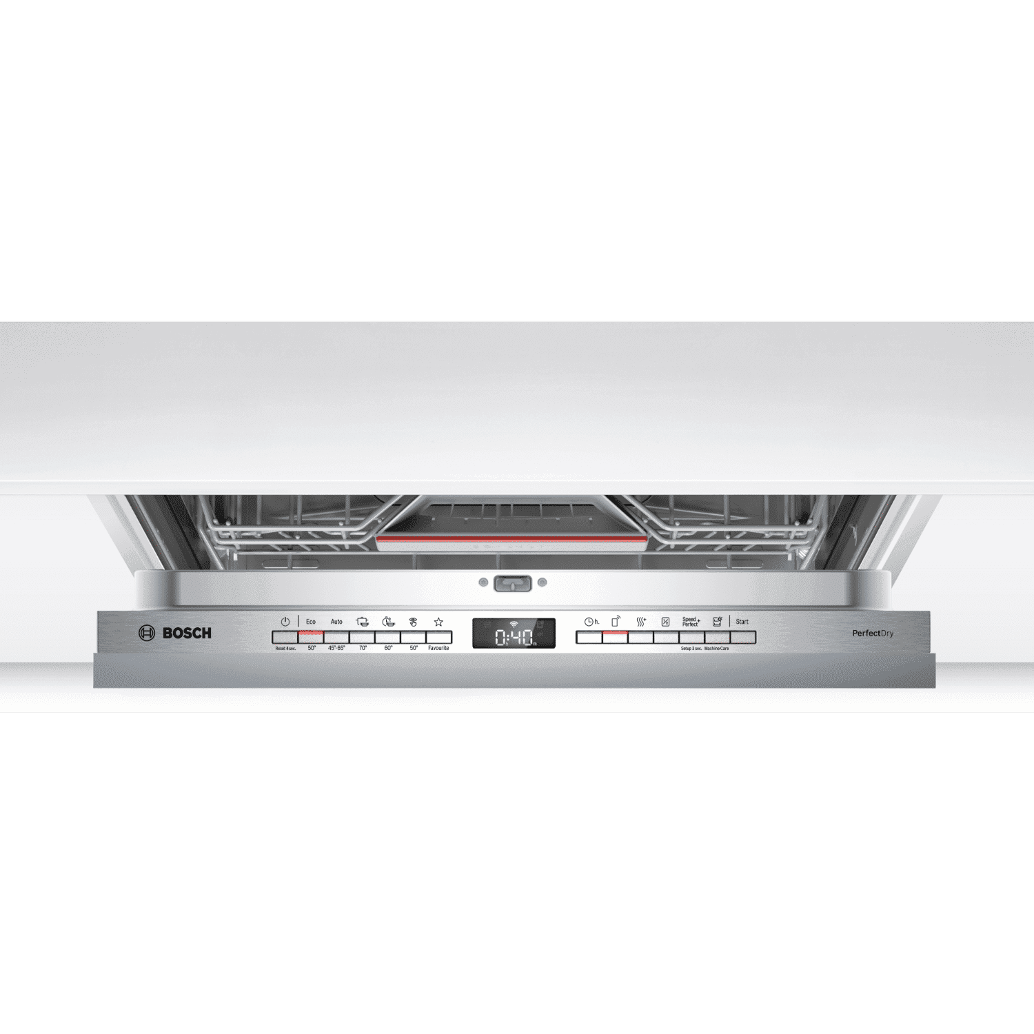 BOSCH SMV6YCX00E PerfectDry Inbouwvaatwasser – Volledig geïntegreerd – 14 couverts – 43 dB(A) – Nisbreedte 60.8 cm