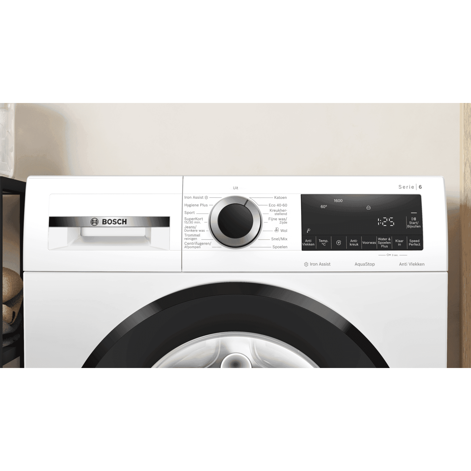 BOSCH WGG246Z7NL SpeedPerfect –  Wasmachine Voorlader – 9 kg – 1600 rpm – 73 dB