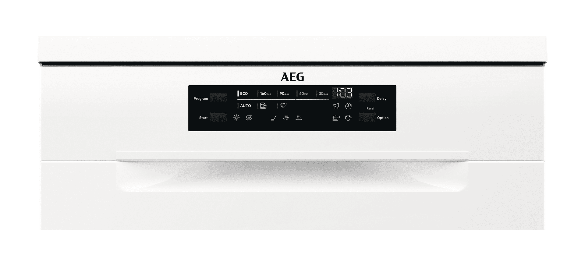 AEG FFB74927ZW SatelliteClean Vaatwasser – Vrijstaand – 14 couverts – 44 dB(A) – Nisbreedte 598 mm