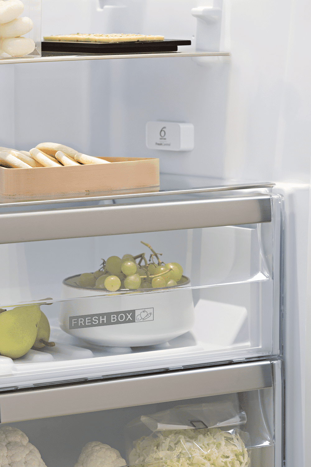 WHIRLPOOL SW8 AM2Q X 2 – Koelkast zonder vriesvak – breedte 59.5 cm – hoogte 188 cm – inhoud 363 l
