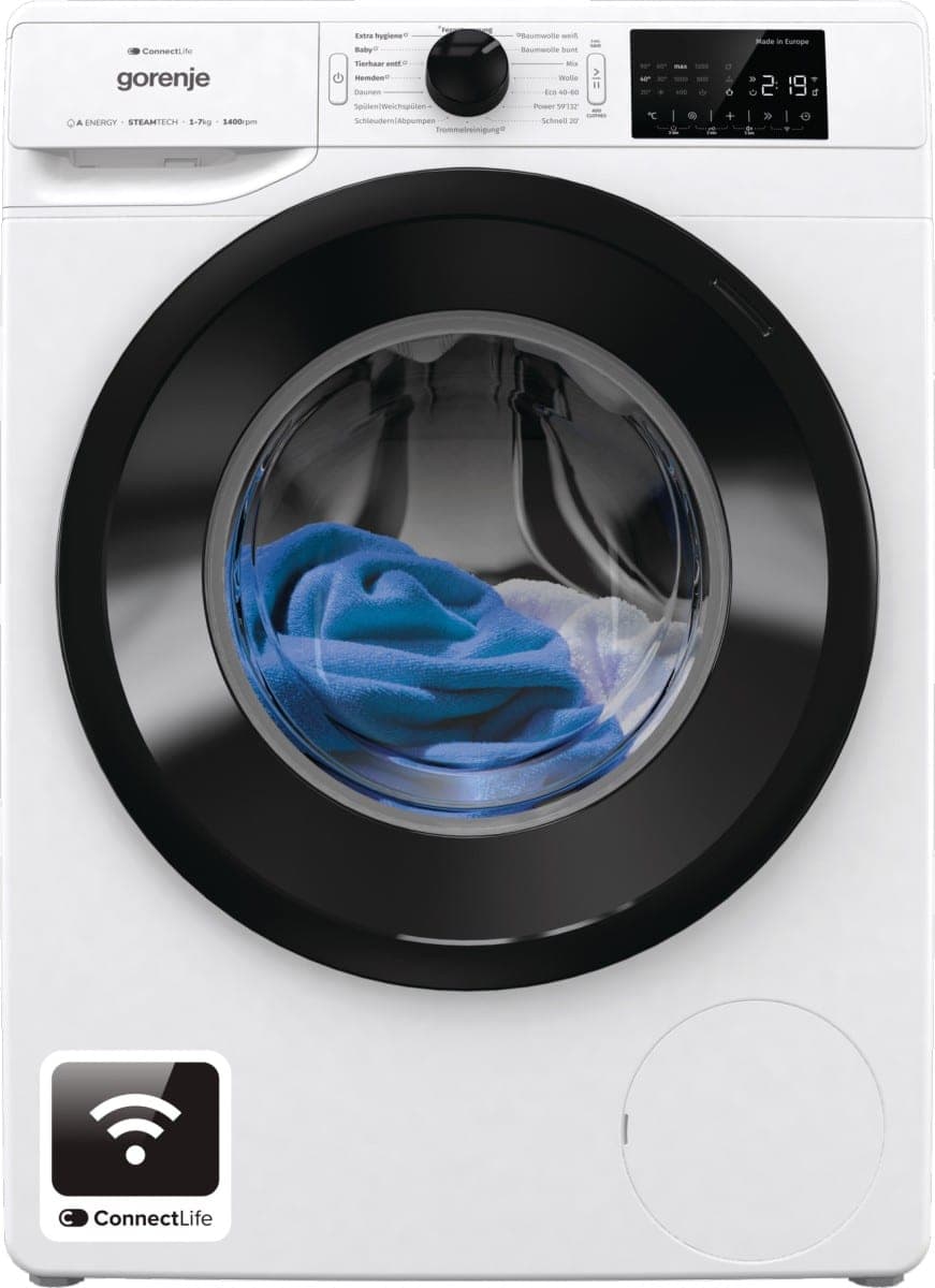Gorenje Wasmachine WPNEI74A1TS – 7 kg – Energielabel A
