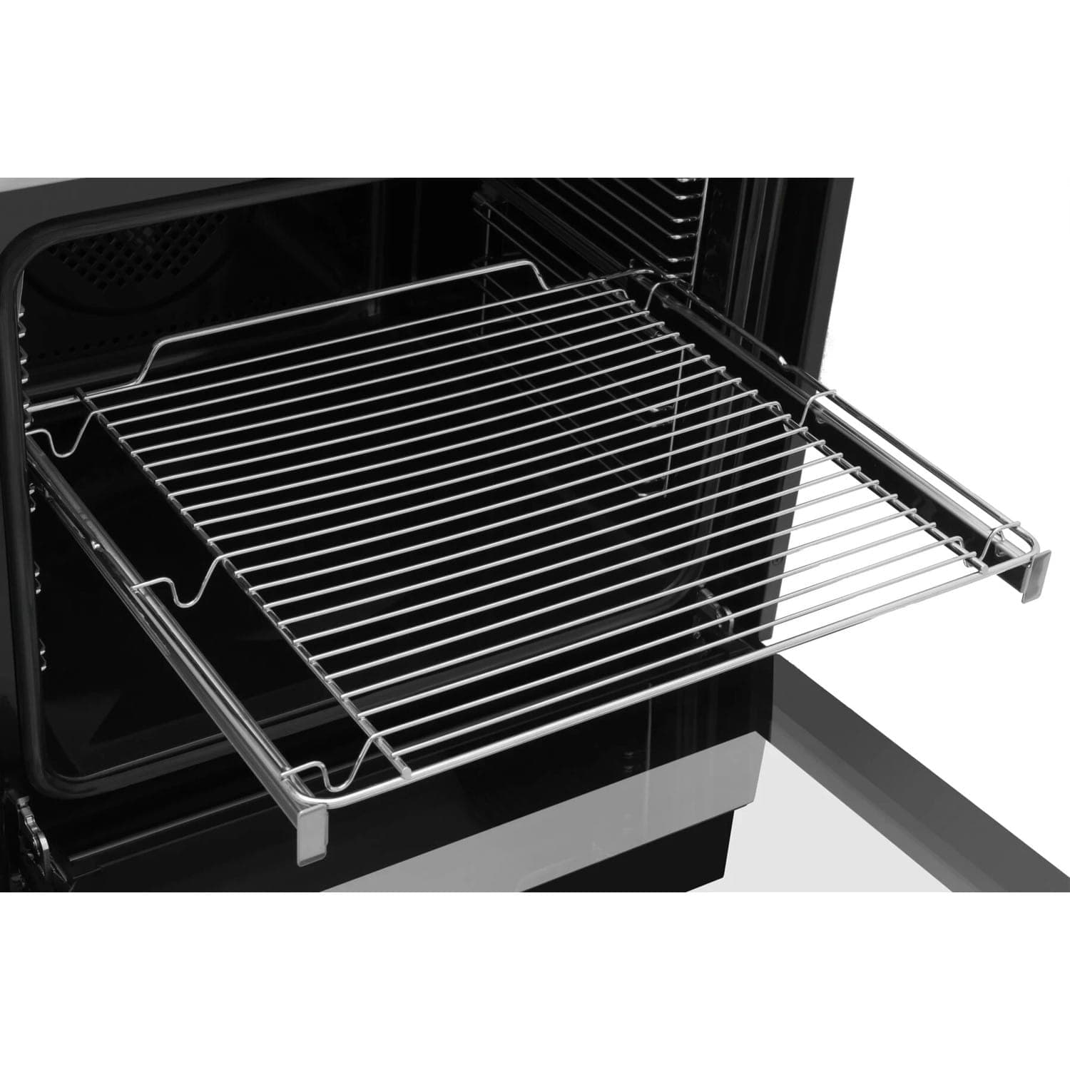 Koenic Fornuis KFC 22411-1 A – Keramisch – 4 kookzones – 77 liter – Perilex – RVS