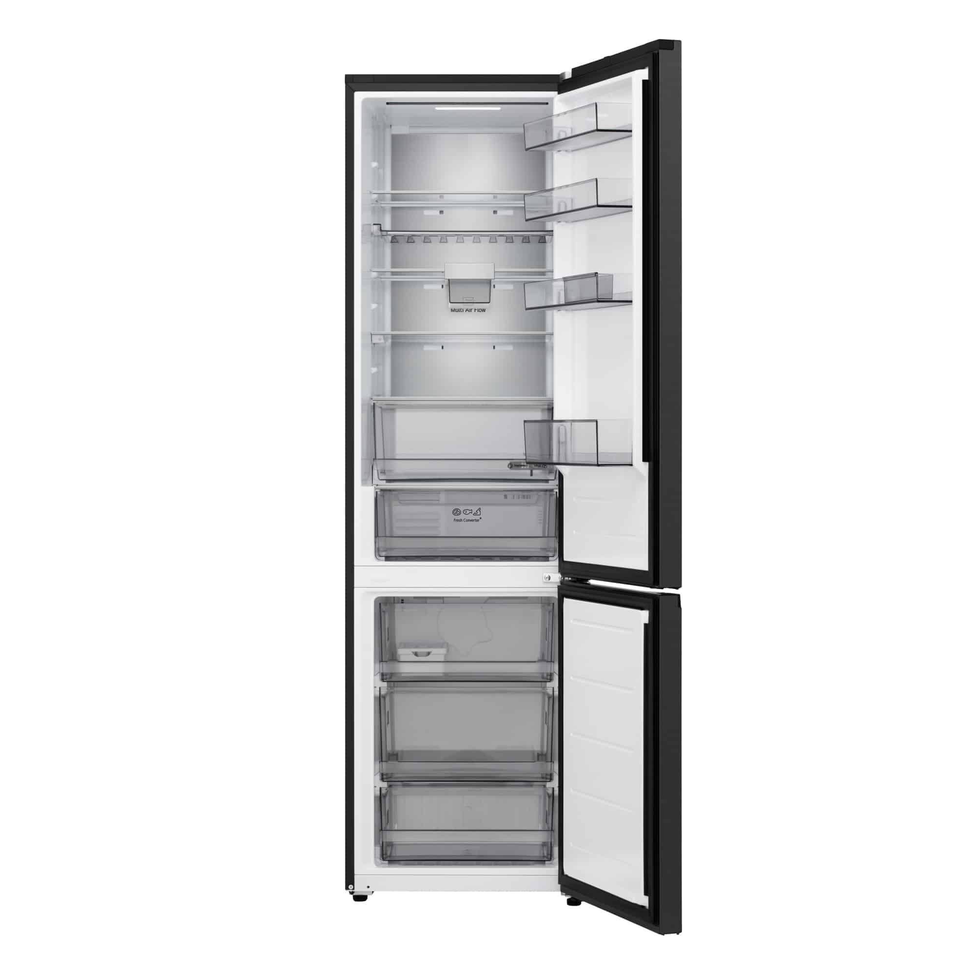 LG Koel-vriescombinatie GBBS524AEV – 375 liter – Zwart – Energielabel A