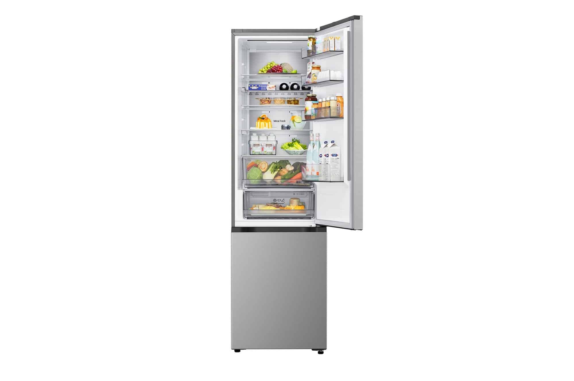 LG Koel-vriescombinatie GBBS524APY – 375 liter – Zilver – Energielabel A
