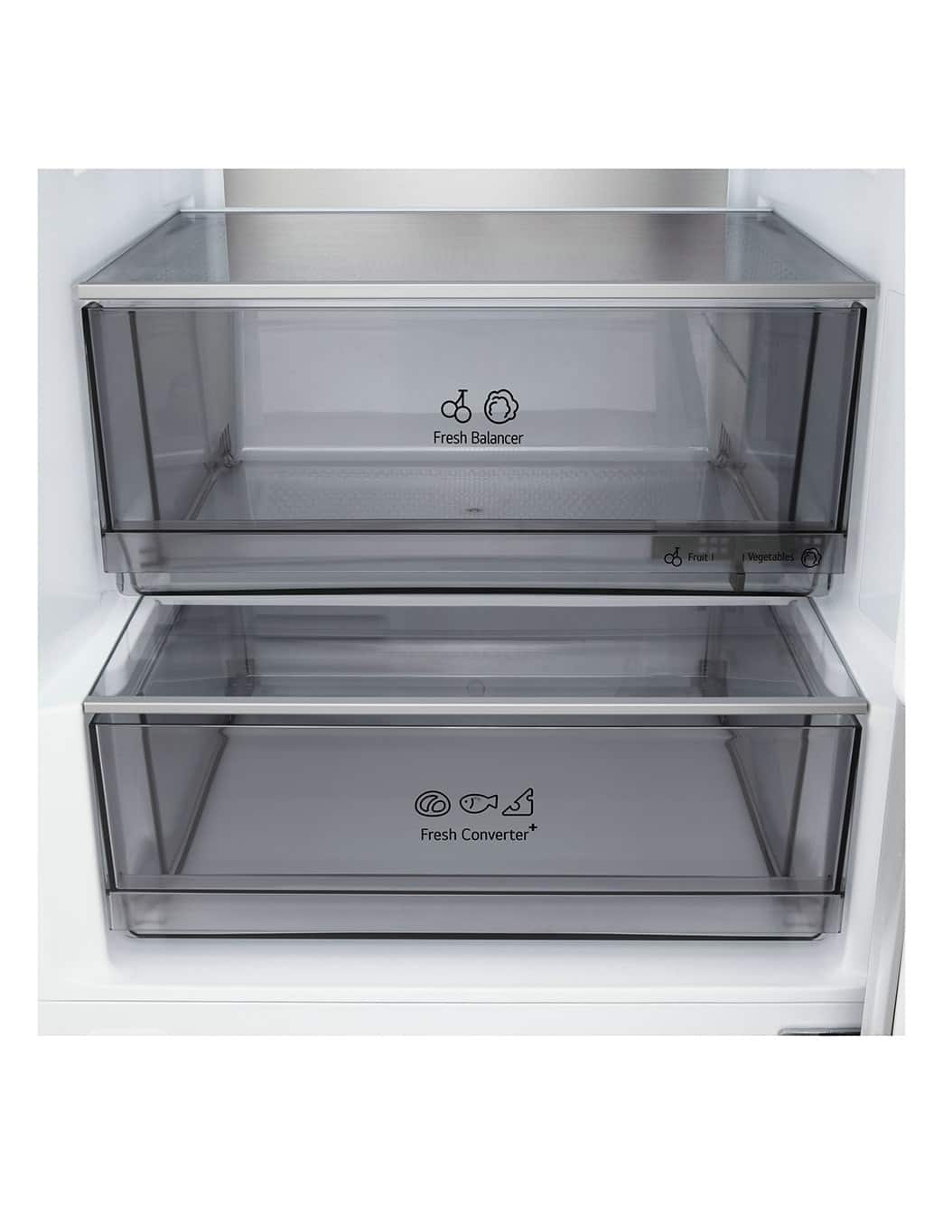 LG Koel-vriescombinatie GBBS525CPY – 375 liter – Zilver – Energielabel C