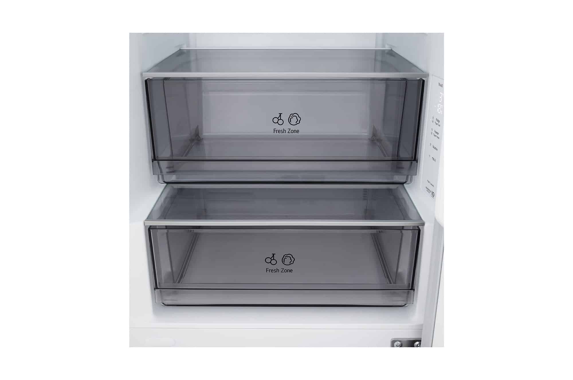 LG Koel-vriescombinatie GBBSJ1CCSW – 333 liter – Wit – Energielabel C
