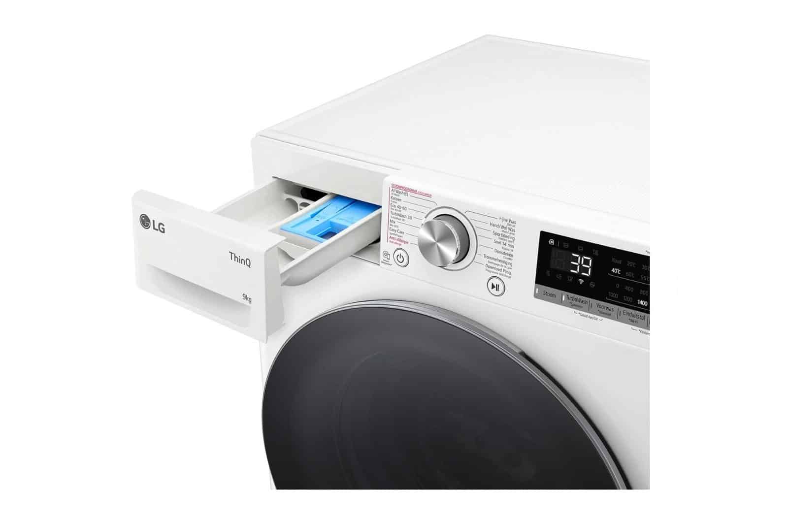 LG Wasmachine GC3R709S1 – 9 kg – Wit – Energielabel A