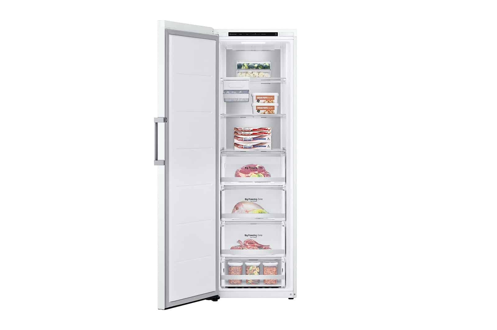 LG Vriezer GFT61SWCSF – 324 liter – Wit – Energielabel D