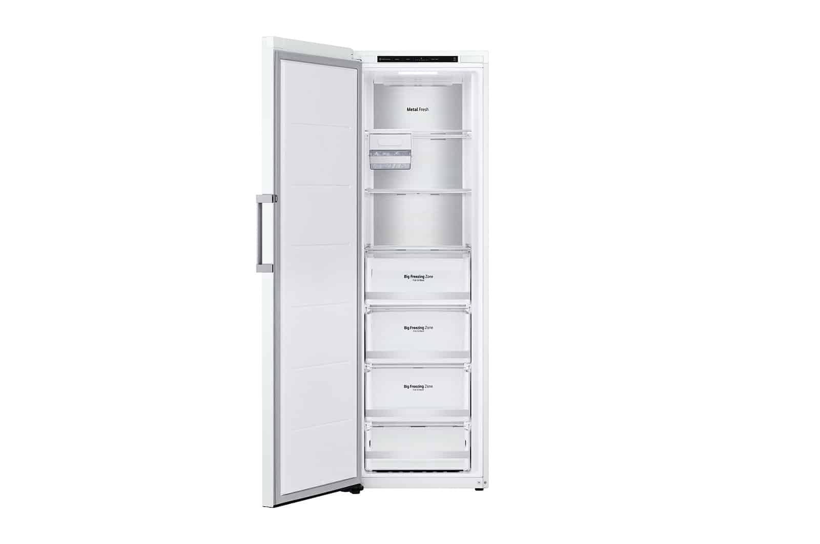 LG Vriezer GFT61SWCSF – 324 liter – Wit – Energielabel D