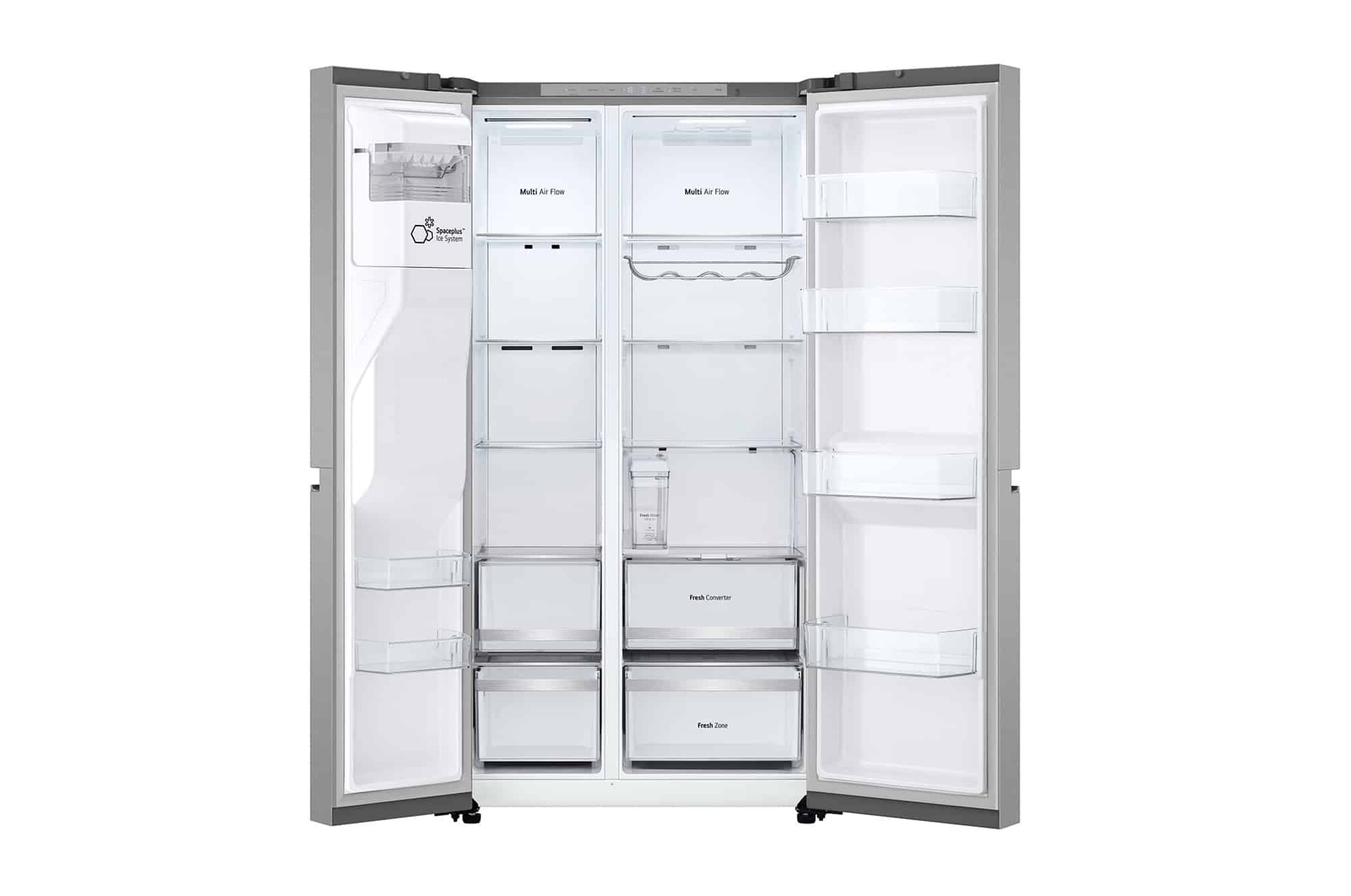 LG Amerikaanse koelkast GSLE81PYBC – 628 liter – Zilver – Energielabel C