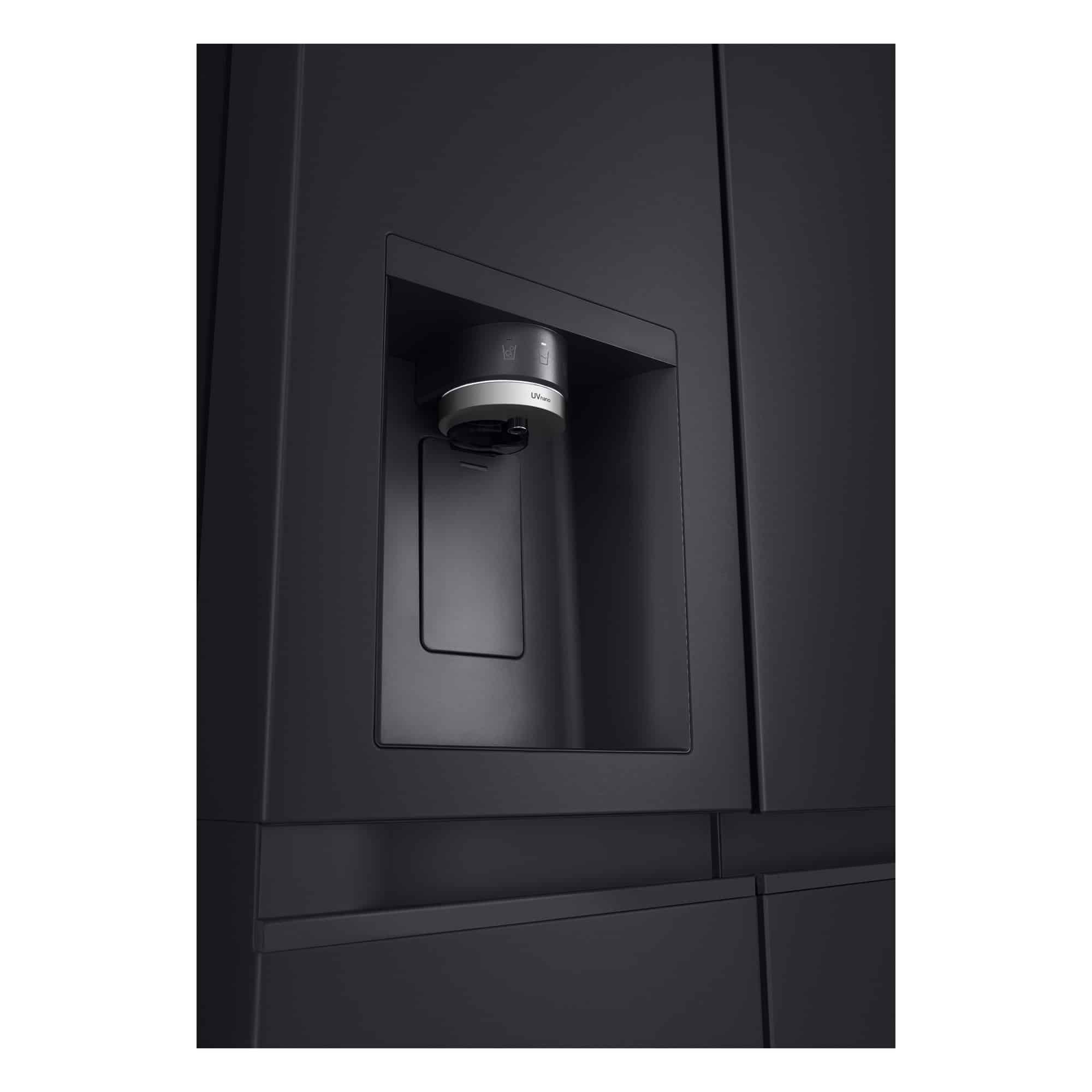LG Amerikaanse koelkast GSLE91EVAB – 623 liter – Zwart – Energielabel B