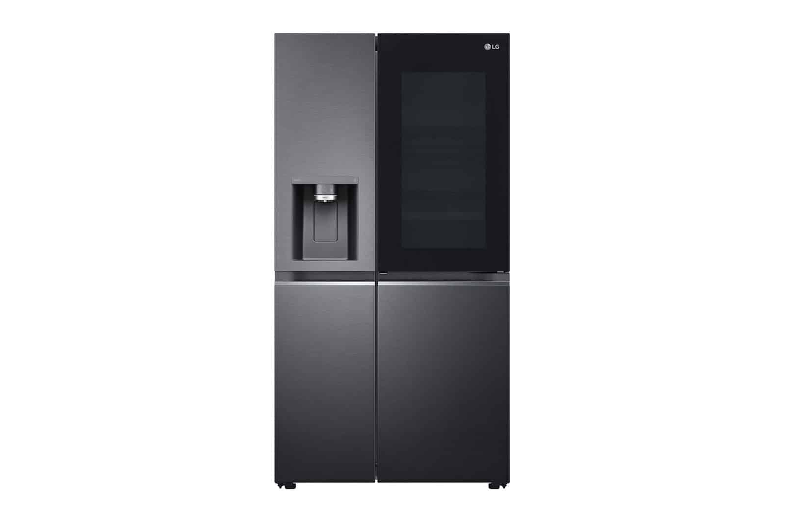 LG Amerikaanse koelkast GSXE81EVBD InstaView – 628 liter – Zwart – Energielabel D