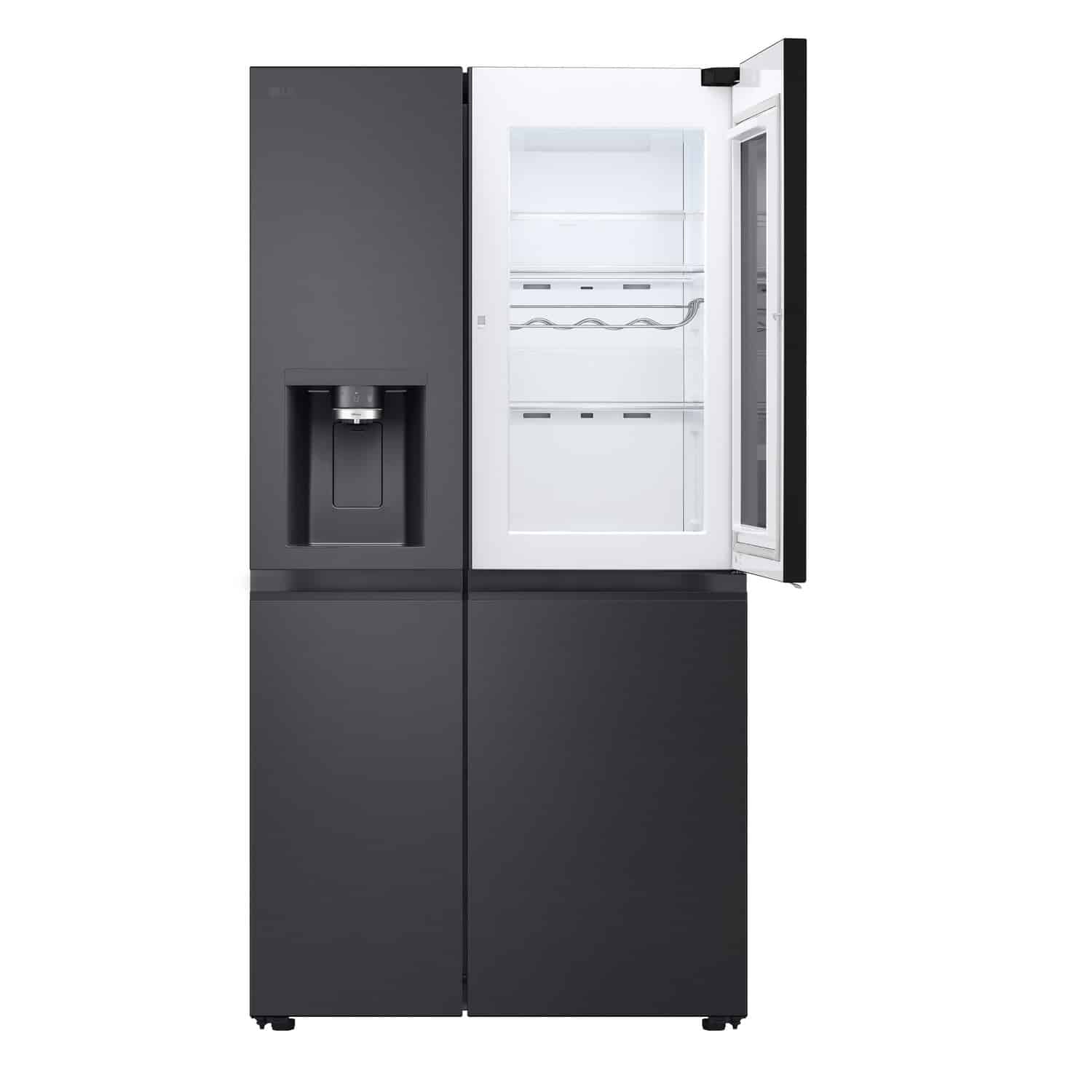 LG Amerikaanse koelkast GSXE81EVBD InstaView – 628 liter – Zwart – Energielabel D