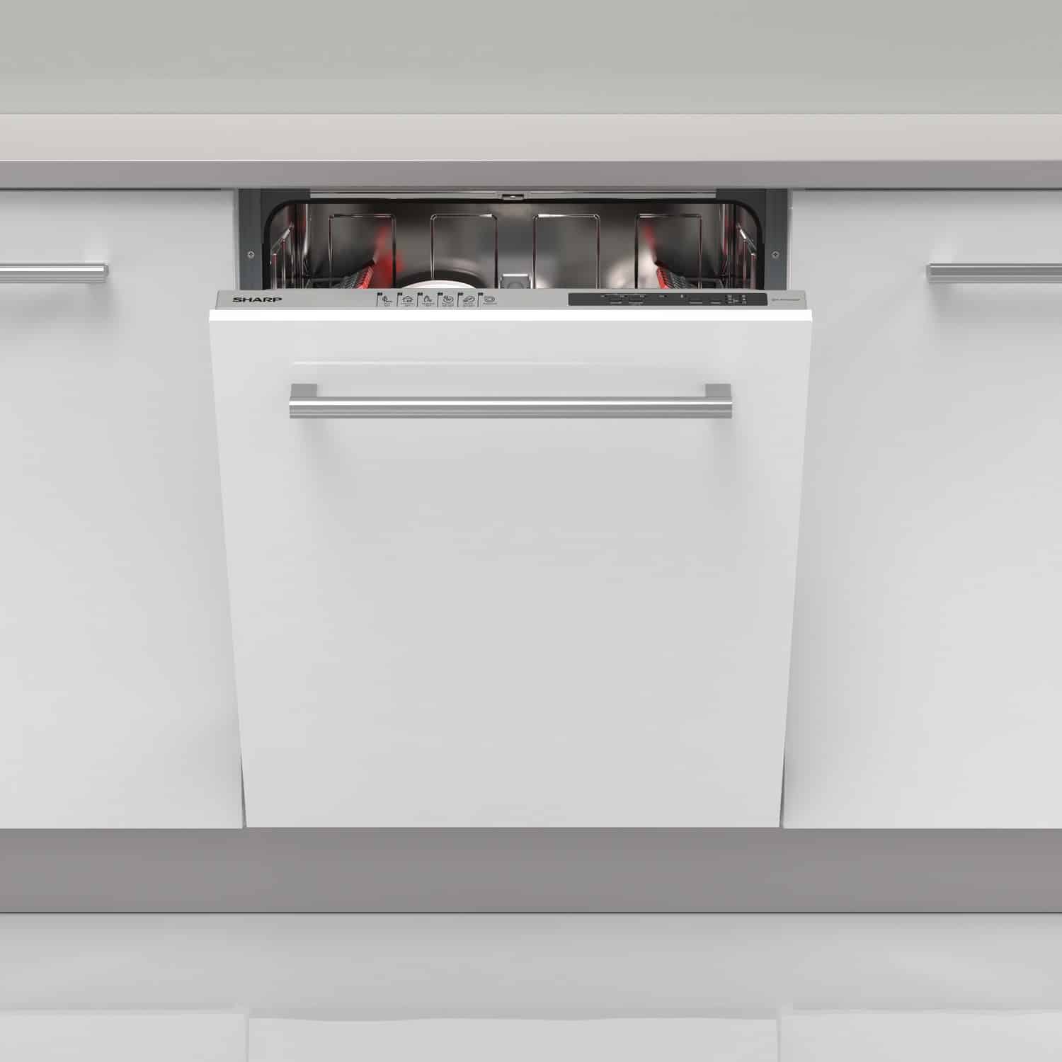 Sharp Inbouw vaatwasser QW-NI15I45DX-EU – 13 couverts – 45 dB – Energielabel D