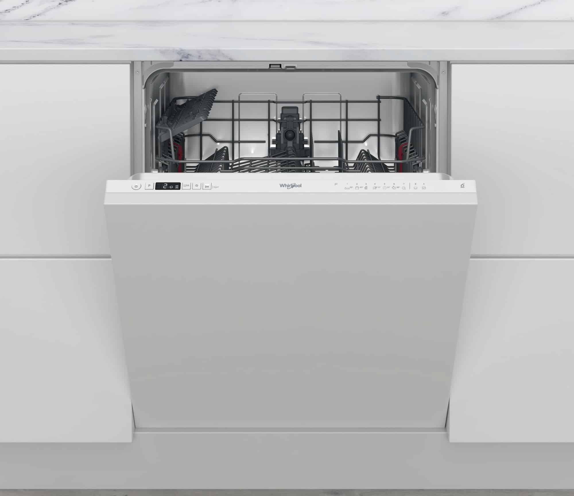 Whirlpool Inbouw vaatwasser W2I HKD526 A - 14 couverts - Volledig integreerbaar - Energielabel E