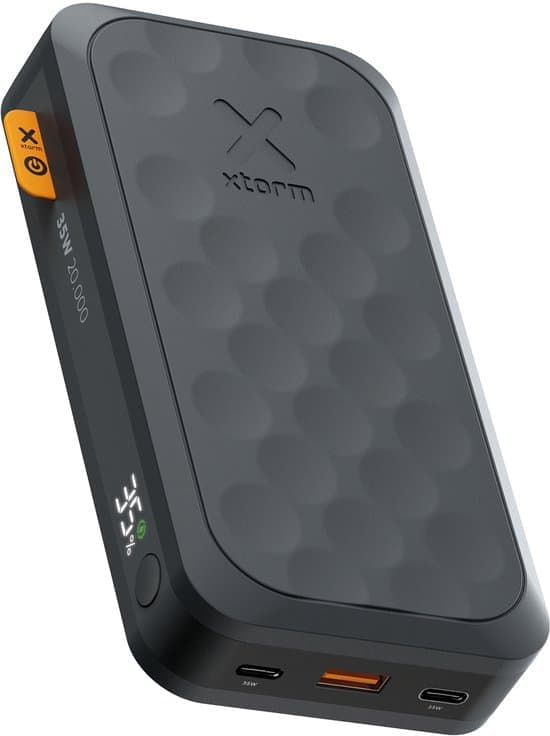 xtorm Fuel Series 5 Powerbank 20000 mah – 35W snellader – Quick Charge – Geschikt voor Iphone/Samsung/meer – Zwart