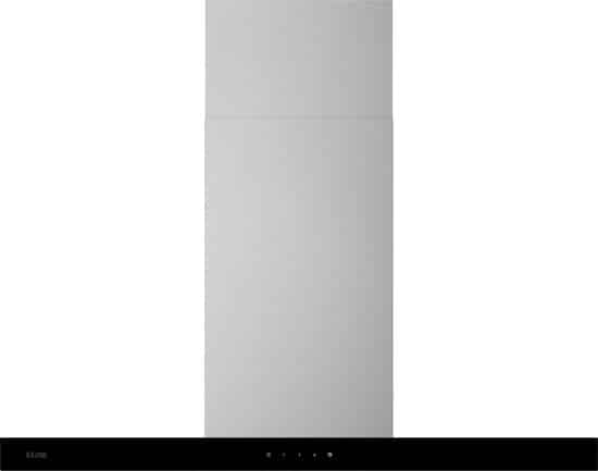 ETNA AB791RVS – RVS schouwkap met glasdesign front – 90 cm – A++