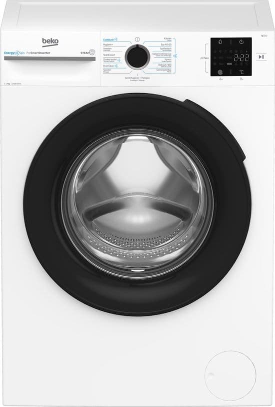 Beko BM3WFU3741W – Wasmachine – 1400 RPM – 7kg – 76 dB – A label – Wit