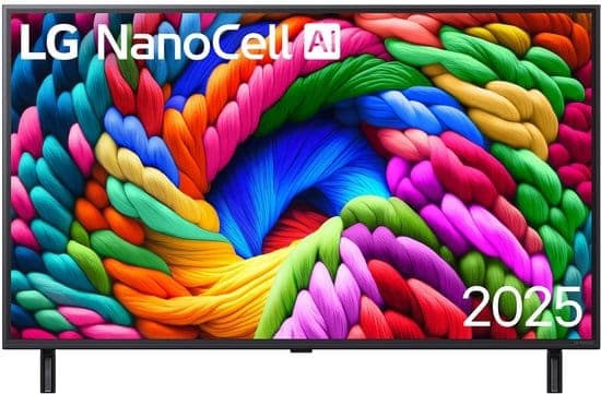 LG NANO90 43″ NanoCell AI 4K HDR Smart TV 2025 – 43NANO90A6B