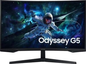 Samsung Odyssey G5 LS32CG552EUXEN - QHD Curved Gaming Monitor - 165hz - 32 inch