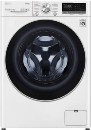 LG F4WV709P1E wasmachine Voorlader 9 kg 1360 RPM Wit Duits Display